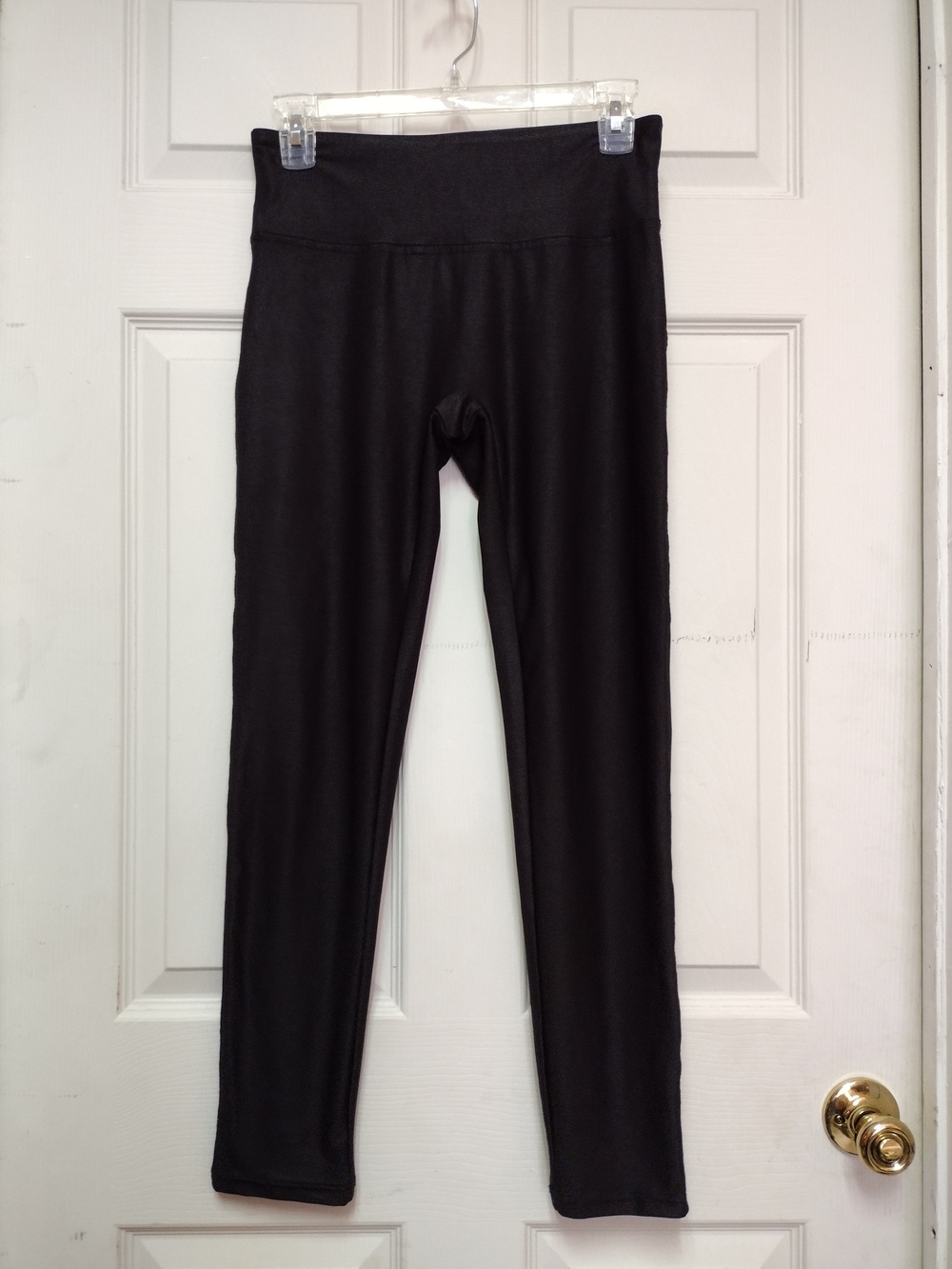 Shinestar Black High-Waist Leggings for Women